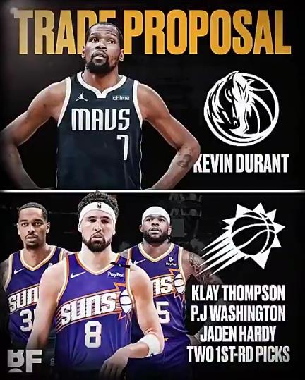 和歐文濃眉組三巨？美媒：獨(dú)行俠可用克萊+PJ+哈迪+倆首輪換KD-